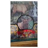 Coors "Nature Series" Bar Mirror #5 Bull Elk-Susan Shea