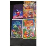 Lot of Vintage DISNEY VHS Tapes in Collectible Cases