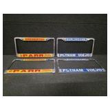 Vintage Chrome License Plate Frames ( VOLVO and ISUZU / HYUNDAI )