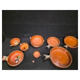 Vintage Handmade Mexican Terracotta/Clay Pottery