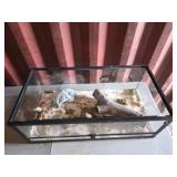 Rectangular Glass Reptile Terrarium/Enclosure. For snakes, turtles, lizards, etc.