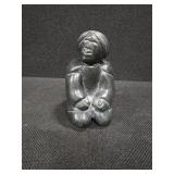 Carved Soapstone Figure of a Woman