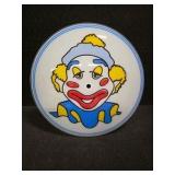 Vintage Glass Ceiling Light Fixture featuring a Clown