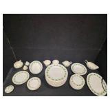 Assorted China Set - Harker pottery in the "Royal Gadroon" pattern.