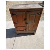 Antique Wooden Ice Box