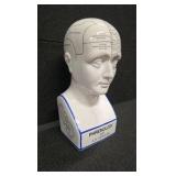 Porcelain Phrenology Head Statue - A replica of the original L.N. Fowler bust ( M&M Resources )