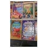 Lot of Vintage DISNEY VHS Tapes in Collectible Cases