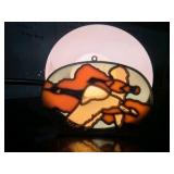 Stained Glass Mallard and Geese