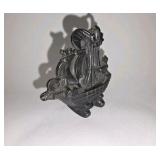 Vintage Cast Iron Ship Paperweight