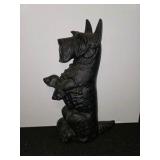 Mid-20th Century Cast Iron Scottie Dog Terrier Doorstop