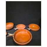 Vintage Handmade Mexican Terracotta/Clay Pottery