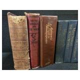 Collection of Vintage Hardcover Books ( they were used for decoration )