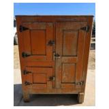 Antique Wooden Ice Box