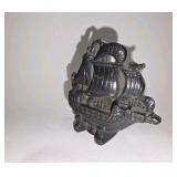 Vintage Cast Iron Ship Paperweight