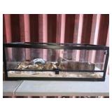 Rectangular Glass Reptile Terrarium/Enclosure. For snakes, turtles, lizards, etc.