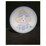 Vintage Glass Ceiling Light Fixture featuring a Clown