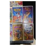 Lot of Vintage DISNEY VHS Tapes in Collectible Cases