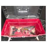 Toolbox full of Soldering Irons