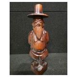 Vintage Hand-Carved Wooden Figures