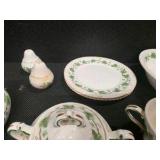 Assorted China Set - Harker pottery in the "Royal Gadroon" pattern.