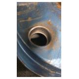 Rustic Vintage Dietz No. 8 Air Pilot Blue Kerosene Lantern w/ Clear Glass Globe