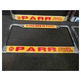 Vintage Chrome License Plate Frames ( VOLVO and ISUZU / HYUNDAI )