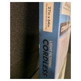 Mainstays 1-inch Cordless Vinyl Mini Blinds in white