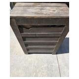 Antique Wooden Ice Box