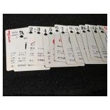 Full Deck of VINTAGE Northwest Orient Airlines "Cards That Talk" Playing Cards ( pre-1986)