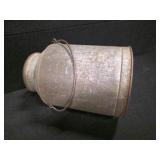 Vintage Metal Milk Can with Lid