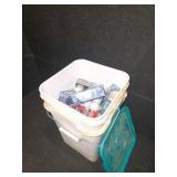 Large Lot of Golf Balls in a 5-Gallon Bucket