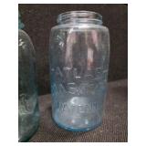 Set of 7 Assorted VINTAGE Mason Jars