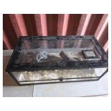 Rectangular Glass Reptile Terrarium/Enclosure. For snakes, turtles, lizards, etc.