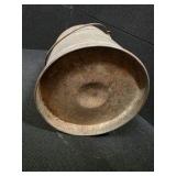 Vintage Metal Milk Can with Lid