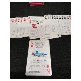 Full Deck of VINTAGE Northwest Orient Airlines "Cards That Talk" Playing Cards ( pre-1986)
