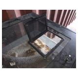 Rectangular Glass Reptile Terrarium/Enclosure. For snakes, turtles, lizards, etc.