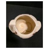 Vintage Shawnee Pottery "Smiley" Pig Cookie Jar Featuring a Shamrock Design