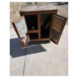Antique Wooden Ice Box