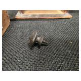 RARE ANTIQUE Wooden And Cast-Iron Coffee Grinder with Drawer and Hand Mill