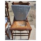 4 Early 20th Century Antique Cane Seat Side Chairs