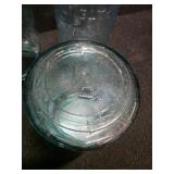 Set of 7 Assorted VINTAGE Mason Jars