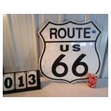 Big Metal Route 66 Sign