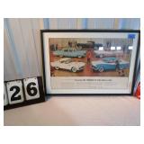 Woodsedge Framed 1956 Ford Sales Brochure