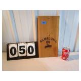 Almelund  Show 2004 Wood Sign