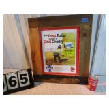 Ride Great Trains Framed Ad