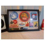 Framed Assorted Train Ads - Memorabilia