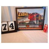 Metal Santa Fe Train Sign #2343