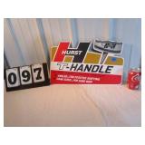 Hurst T- Handle Sign