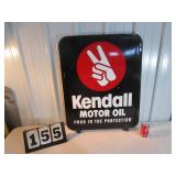 Kendall Motor Oil Sign - Two Sided