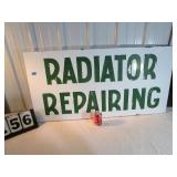Radiator Repairing Sign